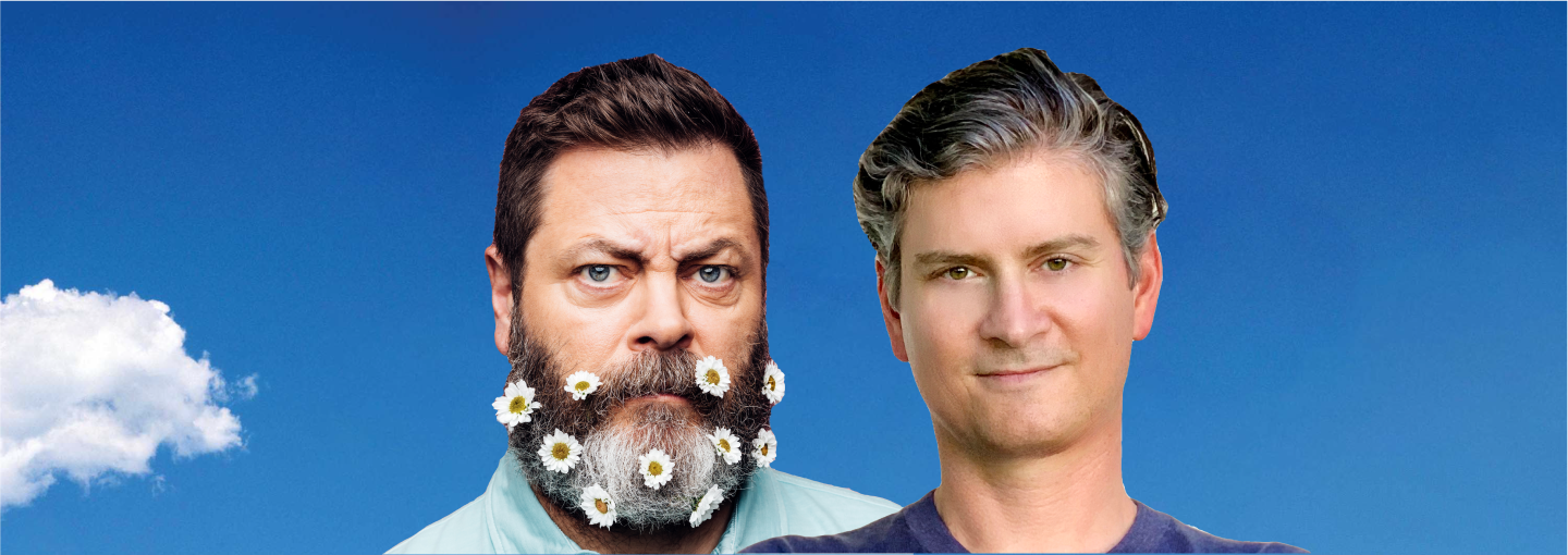 Michael Schur with Nick Offerman: How to Be Perfect Image - Nick Offerman and Michael Schur
